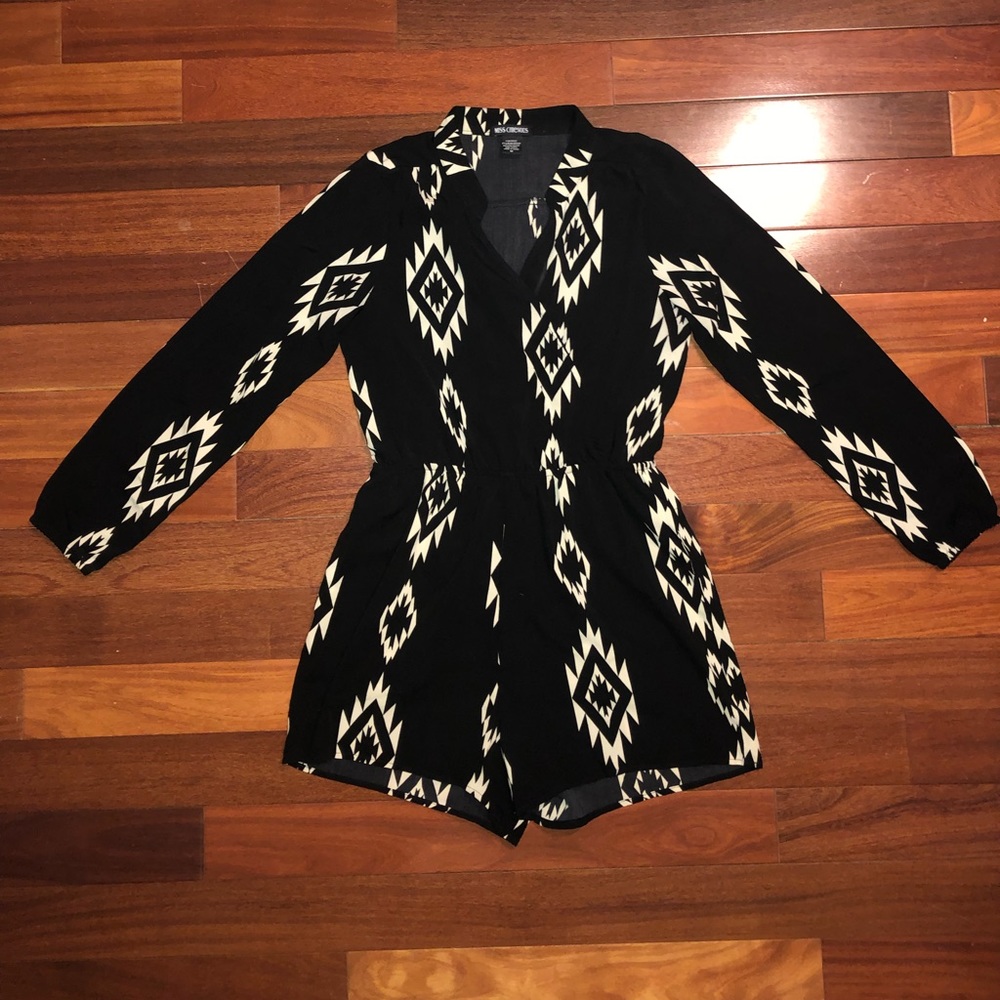 Long sleeve romper